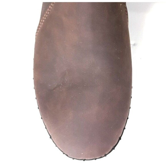 Easy Spirit Chelsea Boots Size 11M Taupe Rubber Soles Inner Zip Slip On NWOB - Picture 5 of 12